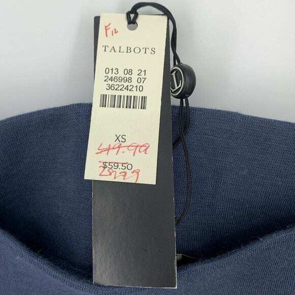 Talbots Waffle Knit Wide Leg Sweat Pants Size XS Pajama Bottoms Lounge Comfort - Picture 6 of 8